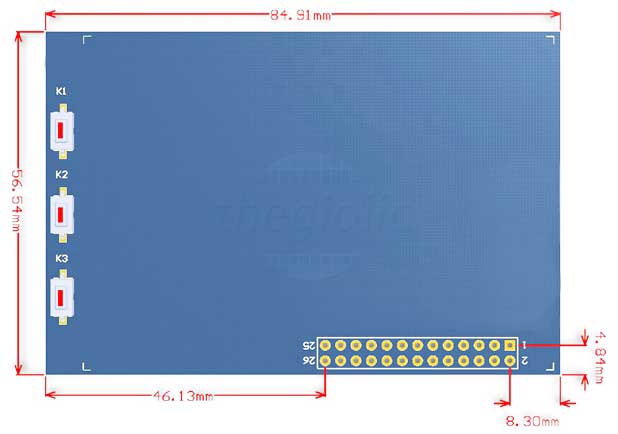 3.2inch SPI Module LCD 320x240 TFT ILI9341 Cảm Ứng Điện Trở Cho Raspberry Pi