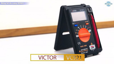 Đồng hồ VOM đa năng Victor VC921 đo được tụ điện và tần số 10MHz