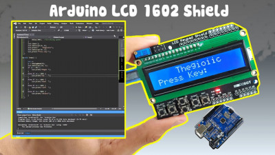 Arduino LCD 1602 Shield Có Phím Chức Năng