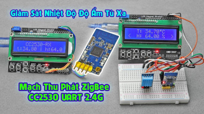 Mạch Thu Phát ZigBee CC2530 UART 2.4G