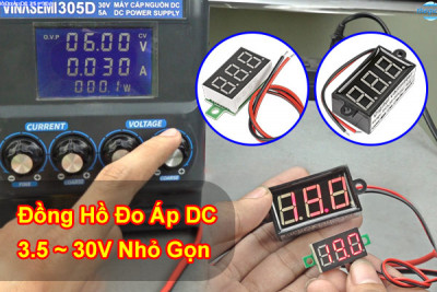 Vôn kế số - đồng hồ đo điện áp dc 2 dây 3.5 ~ 30v