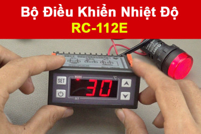RC-112E Bộ Điều Khiển Nhiệt Độ 220VAC -40~99℃