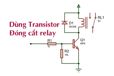 Làm khóa điện tử dùng transistor