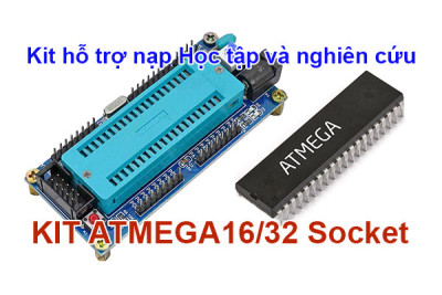 KIT thí nghiệm ATMEGA16/32 Socket
